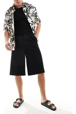 ASOS – Elegante Longline-Shorts in mit weitem Schnitt