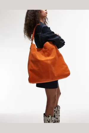 Topshop – Sienna – Schultertasche aus Echtleder in
