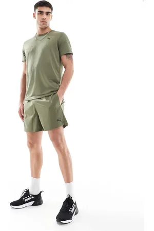 PUMA – Essentials – Shorts in Khaki, 5 Zoll Schrittlänge