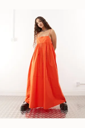 COLLUSION – Maxi-Sommerkleid in Rot