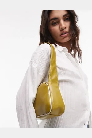 Topshop – Stacy – Schultertasche in mit weißer Paspelierung