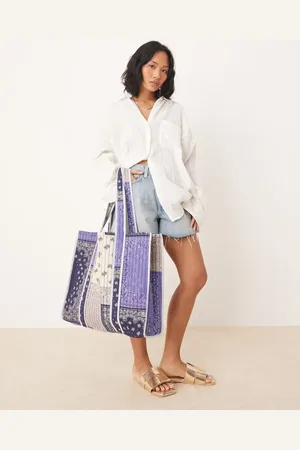ASOS – Gesteppte Tragetasche im Patchwork-Design