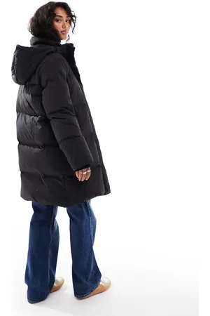 SELECTED Femme – Mittellange Daunen-Pufferjacke in