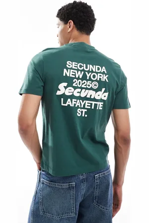 ASOS – Kastiges T-Shirt in mit Textgrafik