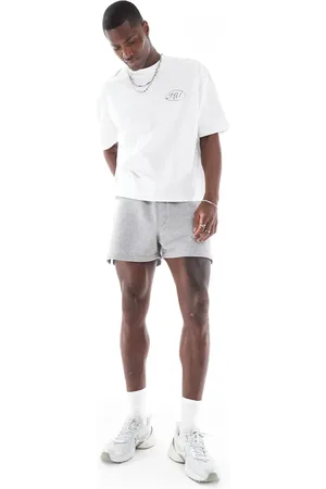 ASOS – Kurze Shorts in meliert mit schmalem Schnitt