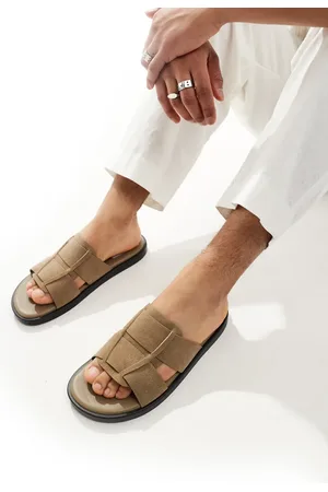 ASOS – Slider-Sandalen in Beige