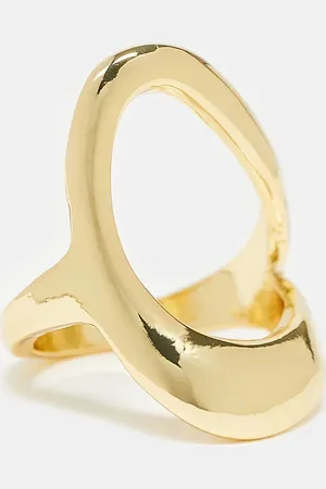 ASOS – Abstrakter Ring mit 14-Karat-Vergoldung