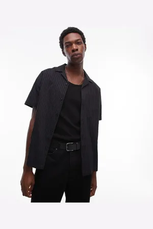 Topman – Strukturiertes, gestreiftes Hemd in