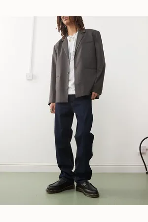 Dr Denim Dr. Denim – Dash – Regulär geschnittene Hose in einem Mischton mit Rinse-Waschung mit geradem Bein