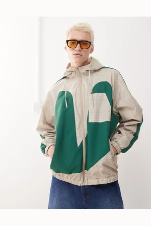 Reclaimed – Windjacke mit Karomuster