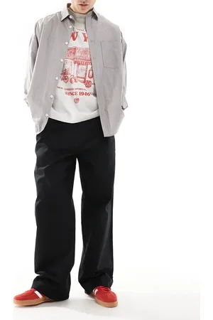 Only & Sons – Locker geschnittene Hose aus Leinen in