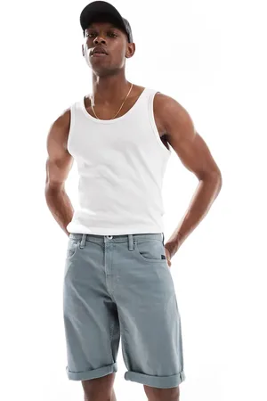 G-Star – Mosa – Denim-Shorts in Salbeigrün