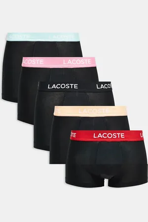 Lacoste – 5er-Pack Unterhosen in mit farblich abgesetztem Bund