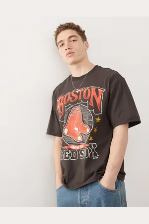 47 Brand – Boston Red Sox – T-Shirt in Anthrazit mit Grafikdruck