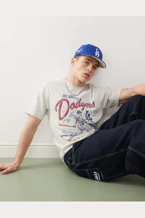 47 Brand – LA Dodgers – T-Shirt in mit Baseball-Print