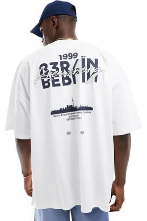 ASOS – Super-Oversize-T-Shirt in mit Rückenprint