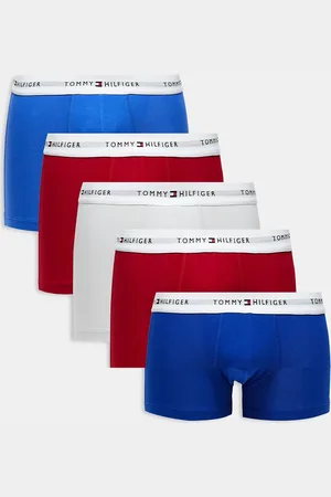 Tommy Hilfiger – 5er-Pack Unterhosen in mehreren Farben mit sich wiederholendem Logo