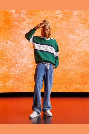 Tommy Hilfiger – Aiden – Baggy-Jeans in mittlerer Waschung