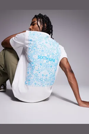 Sixth June – T-Shirt in mit Bandana-Print auf dem Rücken