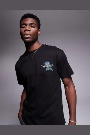 Sixth June – T-Shirt in mit botanischem Rückenprint