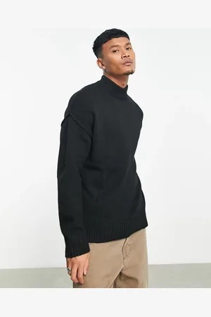 Bershka – Strickpullover mit Stehkragen in