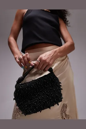 Topshop – Gru – Handtasche mit Perlenverzierung in