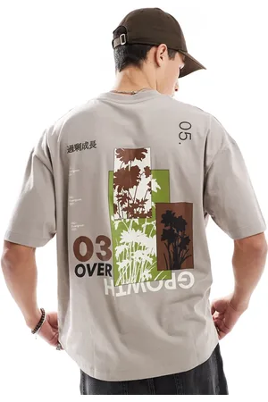 ASOS – Oversize-T-Shirt in mit Blumen-Grafik