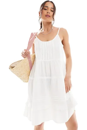 VERO MODA – Gerafftes Camisole-Minikleid in