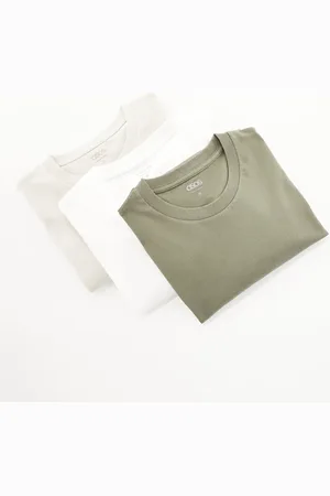 ASOS – Essential – 3er-Pack T-Shirts in mehreren Farben mit Rundhalsausschnitt