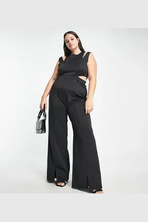 Extro & Vert Plus – Eleganter Jumpsuit in mit weitem Bein und Cut-out