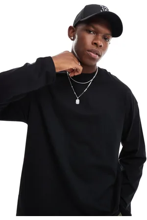ASOS – Langärmliges Basic-Shirt in mit Oversize-Schnitt