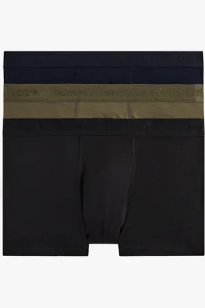 Tommy Hilfiger – Everyday Luxe – 3er-Pack Unterhosen in mehreren Farben mit farblich abgestimmtem Logo