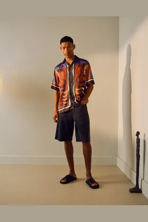 Topman – Shorts aus Twill in verwaschenem