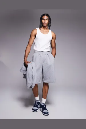 Bershka – Oversize-Shorts aus Jersey in