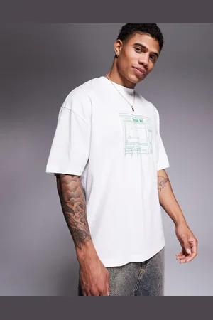 ASOS – Oversize-T-Shirt in mit Restaurant-Print