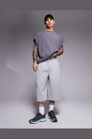 ASOS – Jorts in meliert