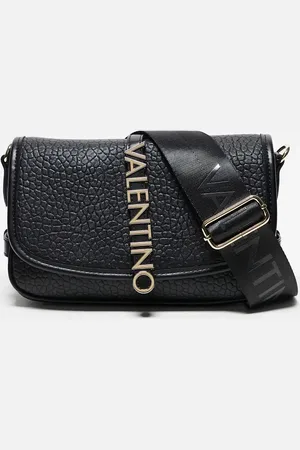 VALENTINO Valentino – Zeno – Umhängetasche in Kroko- mit farblich abgesetztem Logo