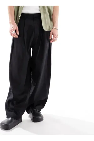Bershka – Elegante Hose aus reinem Leinen in