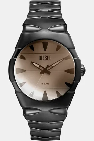 Diesel – D-sruptor – Herrenuhr aus schwarzem Edelstahl