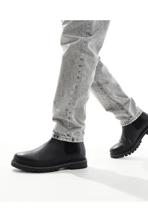 Schuh – Dawson – Chelsea-Stiefel aus schwarzem Leder