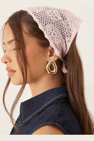 ASOS – Multiway-Kopftuch mit Häkelmuster in