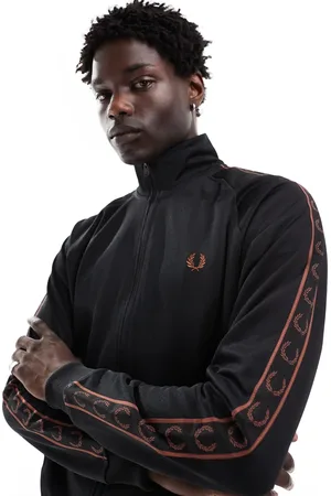 Fred Perry – Trainingsjacke in mit kontrastierender Borte, Kombiteil