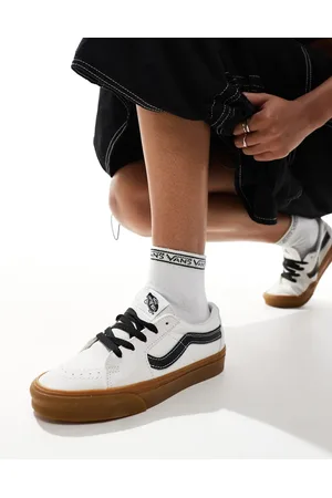 Vans – SK8-Low – Sneaker in und Schwarz mit Gummisohle
