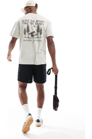 New Look – Trails – T-Shirt in Stone