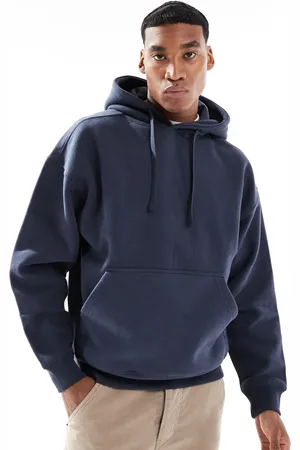 Pull&Bear – Kapuzenpullover in Marine