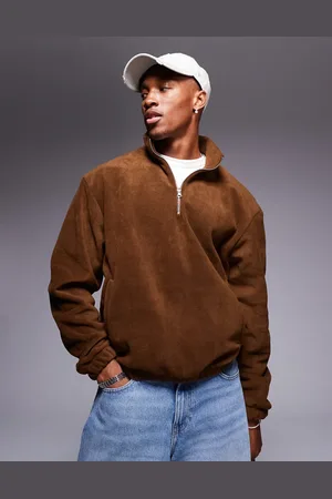 ASOS – Kastiges Oversize-Sweatshirt aus Fleece in