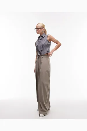 ASOS – Elegante Hose in neutralem Farbton mit Cocoon-Schnitt