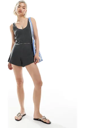 Billabong – Never Better – Playsuit in mit V-Ausschnitt vorne