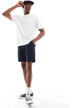 Farah – Hawk – Marineblaue Twill-Shorts