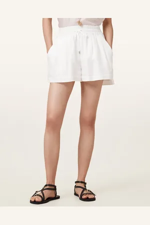 AllSaints – Tysh – Shorts in Schneeweiß